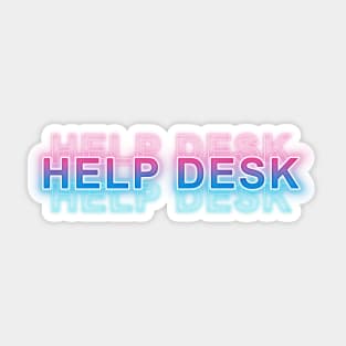 Help Desk Sticker